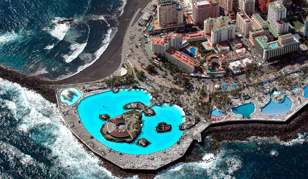 Palmeras Playa Studio: Pools, Beach, Sun & Shore Puerto de la Cruz  Zewnętrze zdjęcie